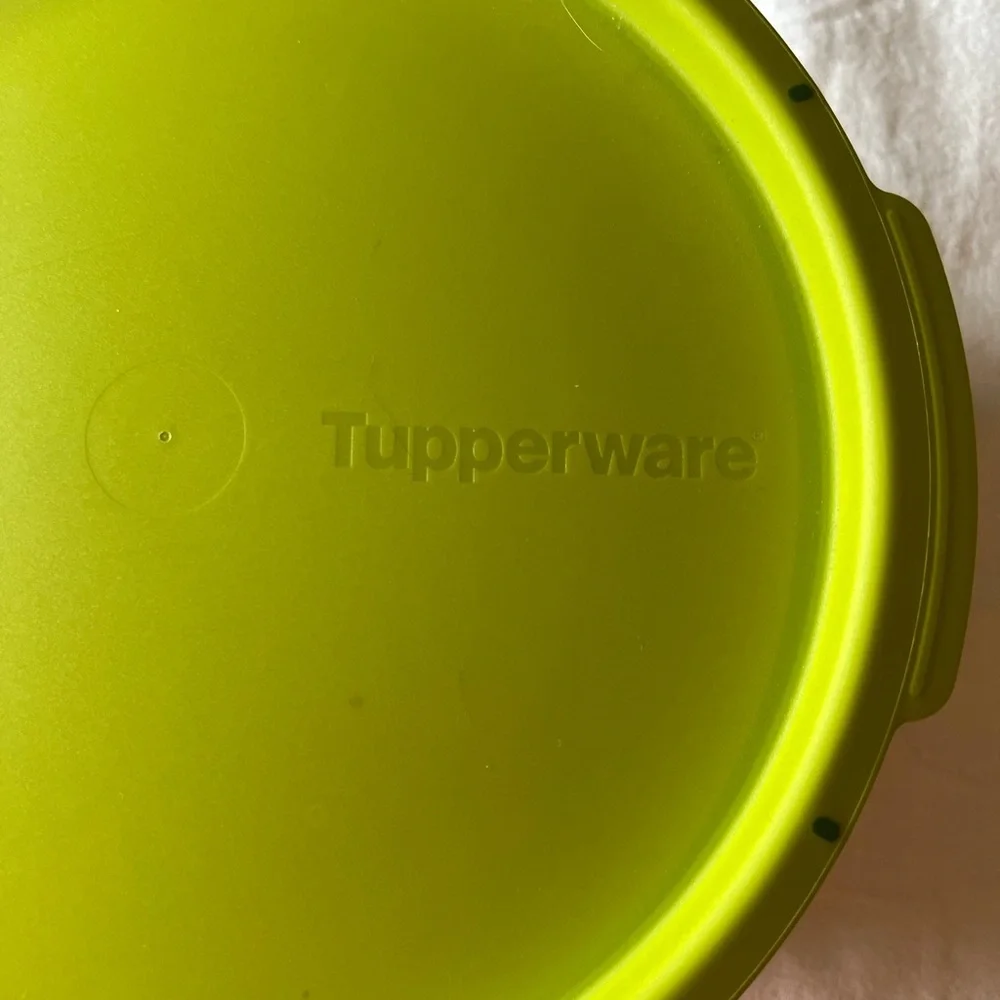 Tupperware Lime and Forest Green Steamer Set